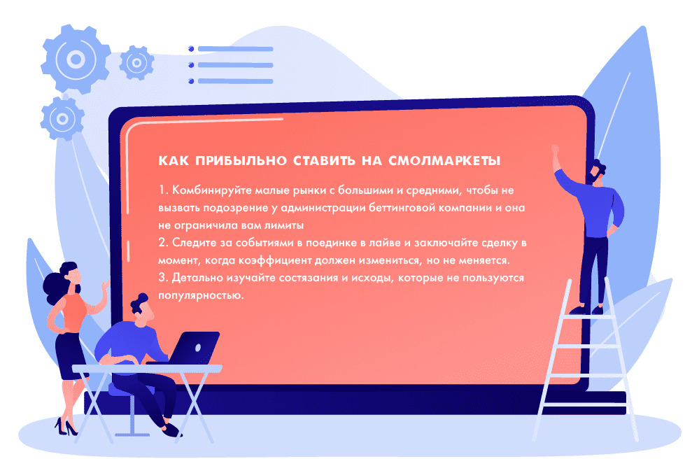 Как прибыльно ставить на смолмаркеты