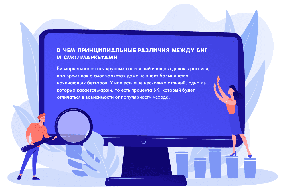 В чем принципиальные различия между биг и смолмаркетами