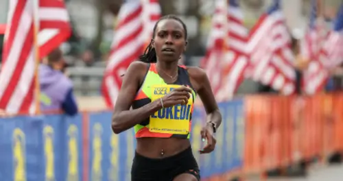 Boston Marathon women elite Kenya Ethiopia competition