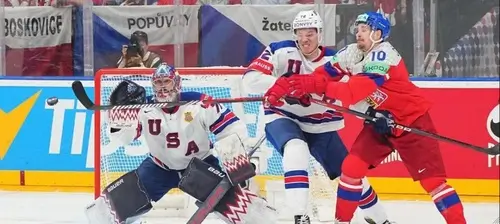 Сборные США и Чехии