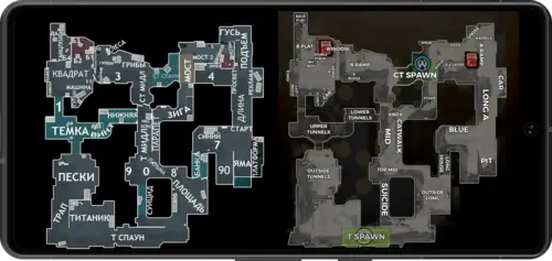 Позиции на карте Dust 2