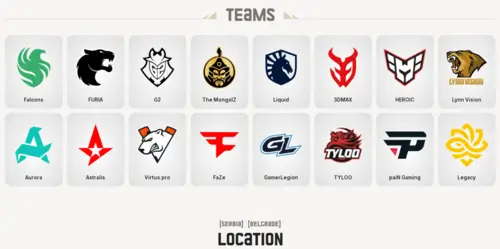 Участники FISSURE Playground #2 по Counter Strike 2