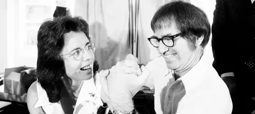 Билли Джин Кинг и Бобби Риггс