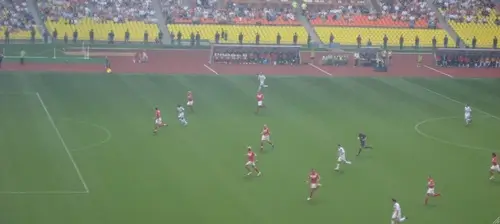 Футбольный матч между 