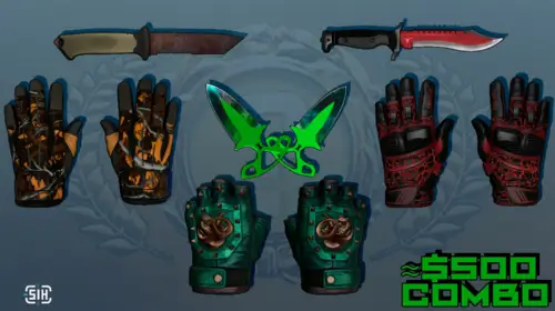 Ножи и перчатки в CS2: редкие игровые предметы
