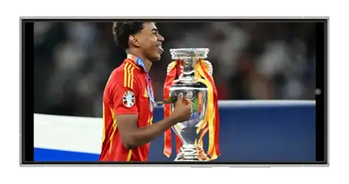 Ламин с кубком Евро-2024