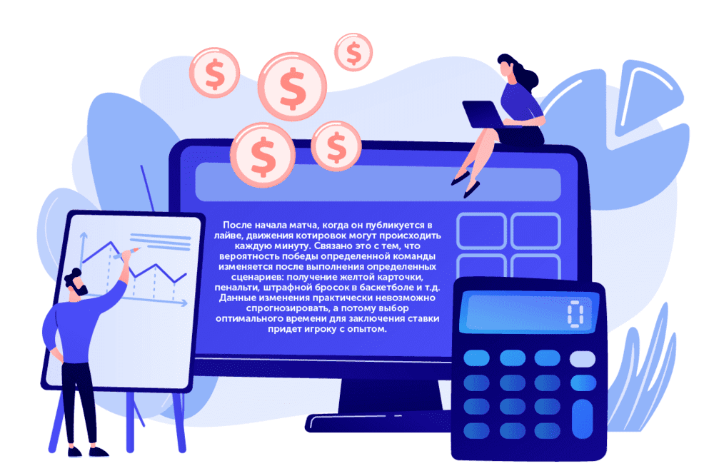 Как меняются котировки букмекеров betteam.pro