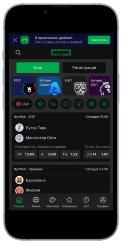 Сайт БК Лига Ставок от betteam.pro