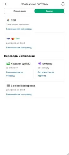 Способы вывода денег из БК