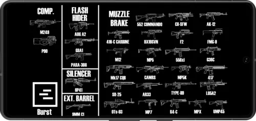 Оружие и насадки в Rainbow Six