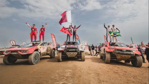 Яркие моменты гонок