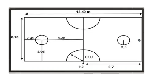 Схема площадки для игры