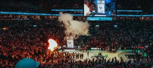 Зрители на турнире WNBA