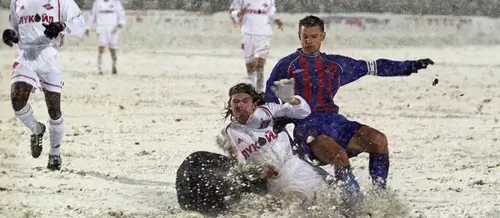 Плохие погодные условия в футболе