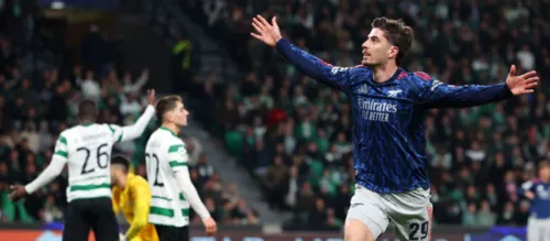 Арсенал против Спортинга в первом матче 1/4 финала Лиги чемпионов