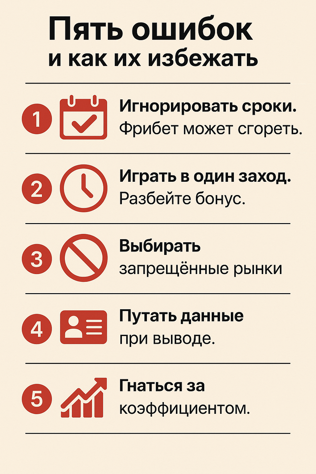 Ошибки бонусов Винлайн