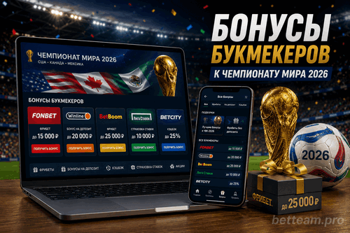 Бонусы букмекеров к чемпионату мира 2026