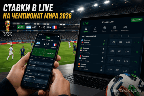 Ставки в live на чемпионат мира 2026