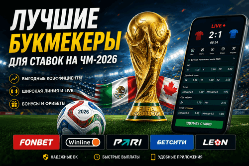 Лучшие букмекеры для ставок на ЧМ-2026